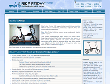 Tablet Screenshot of bikefridayturkey.com